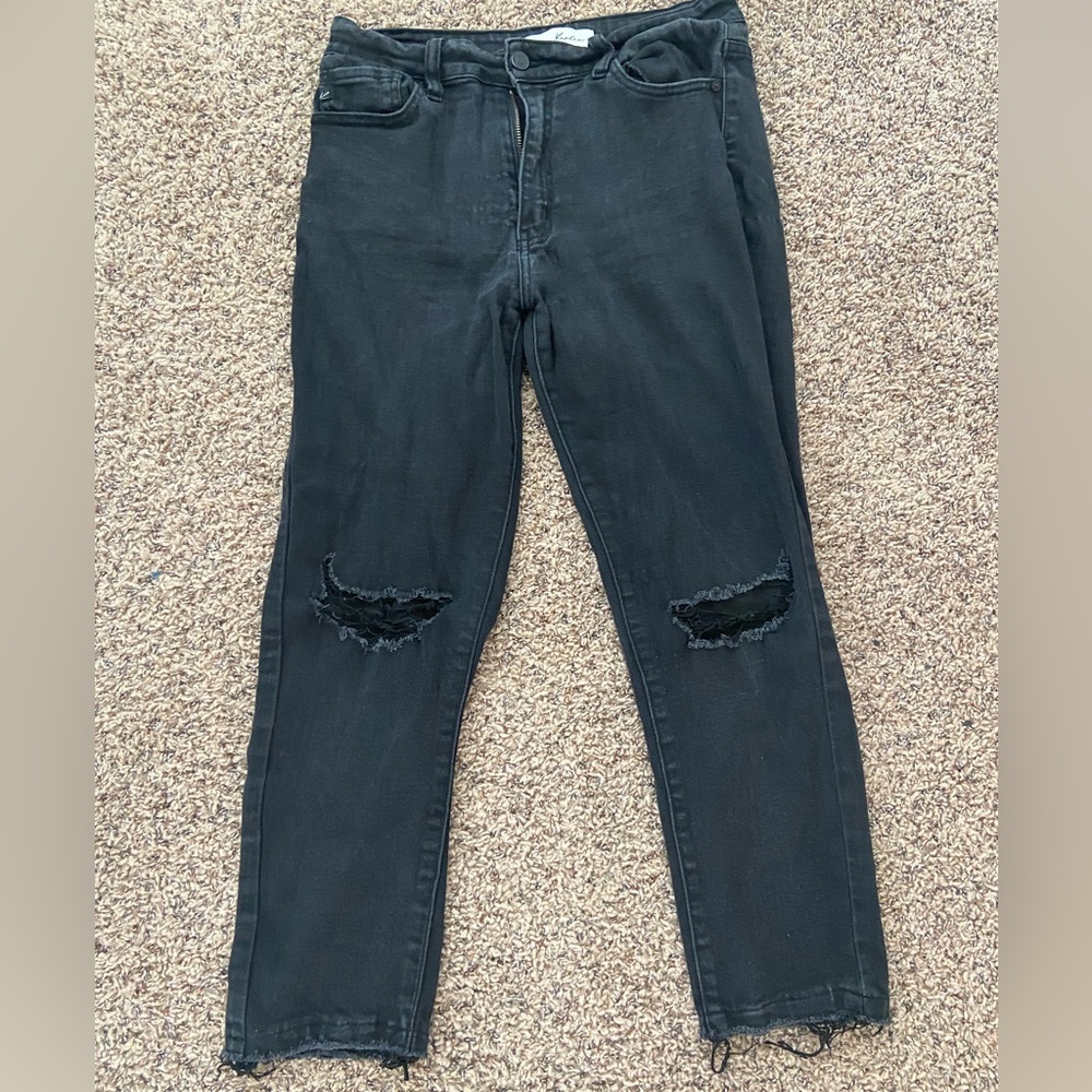 Kancan ripped black jeans
